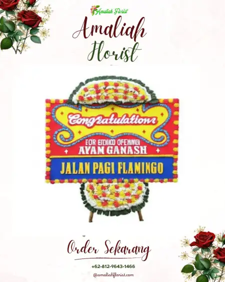Sewa Papan Bunga Pasir Baru
